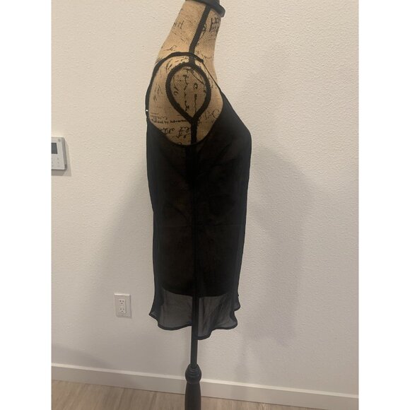 (F-158) Shorts sleeves womens top size L black‎ color - Picture 5 of 5